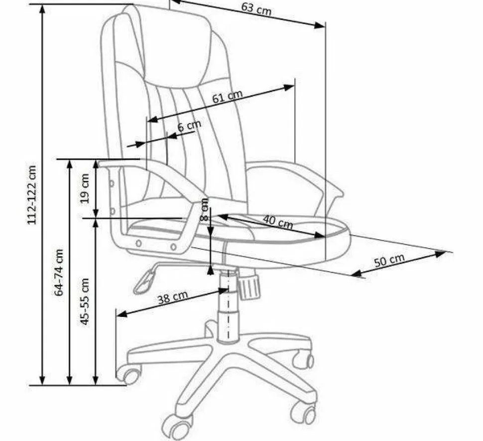 Fotel biurowy Velt szary