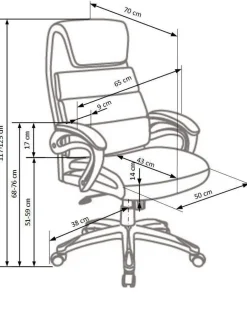 Fotel biurowy Yoaf czarny