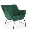 Fotel Bolton zielony ciemny