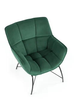 Fotel Bolton zielony ciemny