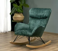 Fotel bujany Opera zielony