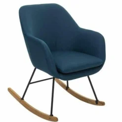 Fotel bujany Pera granatowy
