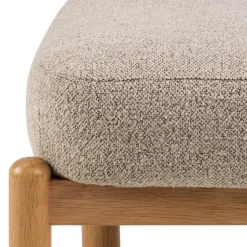 Fotel Burley beżowy/dąb