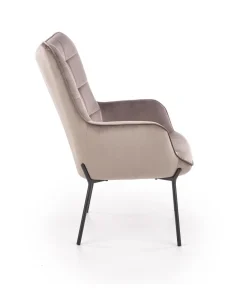 Fotel Cabres szary/ czarny