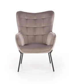 Fotel Cabres szary/ czarny