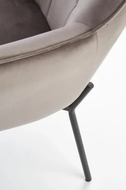 Fotel Cabres szary/ czarny