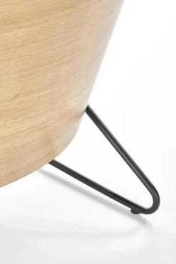 Fotel Calderon szary/ dąb