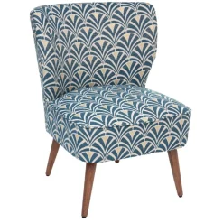 Fotel Chiara niebieski