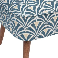 Fotel Chiara niebieski