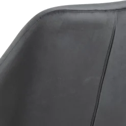 Fotel Chisa VIC Dark Grey tapicerowany