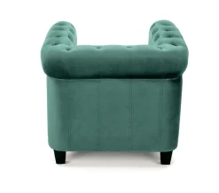 Fotel Dassion welwet zielony