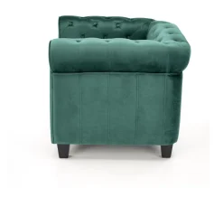 Fotel Dassion welwet zielony