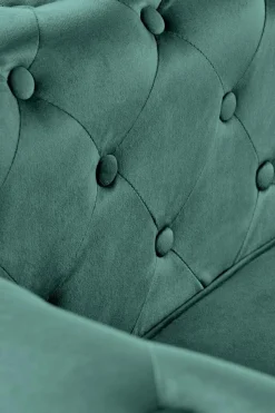 Fotel Dassion welwet zielony