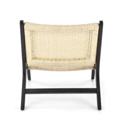 Fotel Datura rattanowy naturalny/ czarny