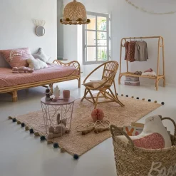 Fotel dziecięcy Leo rattan naturalny