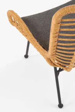 Fotel Edjora naturalny sztuczny rattan