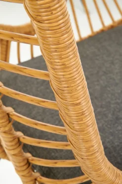 Fotel Edjora naturalny sztuczny rattan