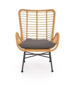 Fotel Edjora naturalny sztuczny rattan