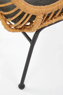 Fotel Edjora naturalny sztuczny rattan