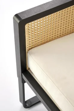 Fotel Edra rattan/ beżowy