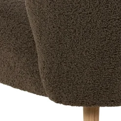 Fotel Elmont brązowy/ naturalny