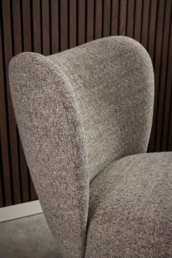 Fotel Elmont mocca/ czarny