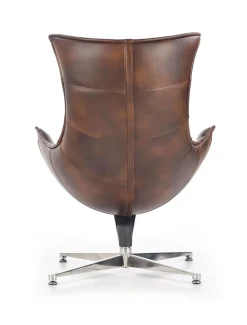 Fotel Falvio brązowy ciemny