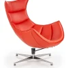 Fotel Falvio czerwony