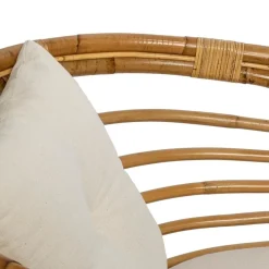 Fotel Farah rattan biały