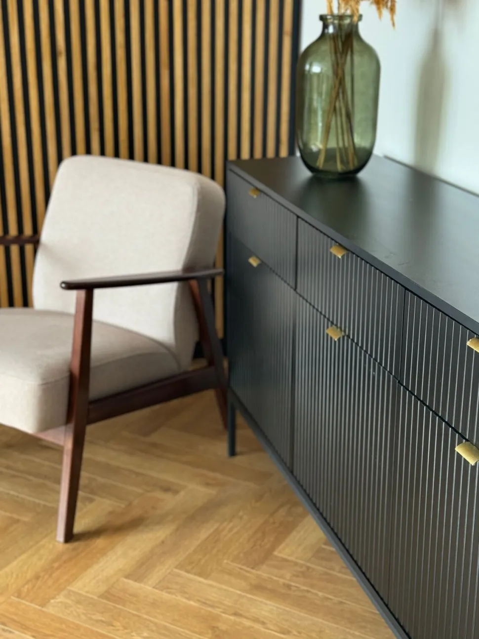 Fotel Fomben beżowy