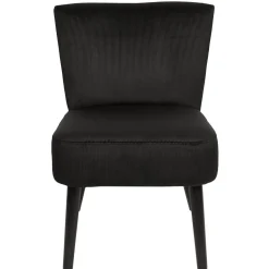 Fotel Giulia czarny sztruks