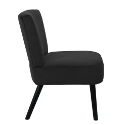 Fotel Giulia czarny sztruks