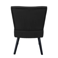 Fotel Giulia czarny sztruks
