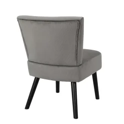 Fotel Giulia szary sztruks