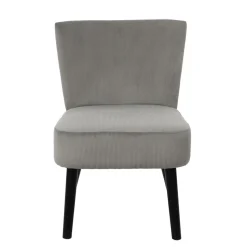 Fotel Giulia szary sztruks