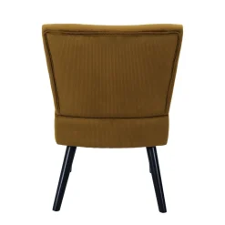 Fotel Giulia żółty sztruks