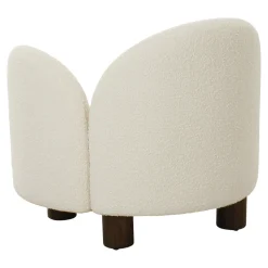 Fotel Honololu lewy boucle biały