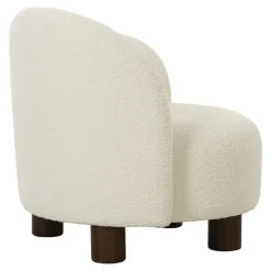 Fotel Honololu lewy boucle biały