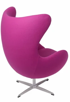 Fotel Jajo amarantowy kaszmir 39 Premium