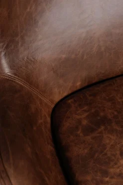 Fotel Jajo brązowy ciemny vintage