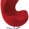 Fotel Jajo czerwony kaszmir 24 Premium