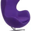 Fotel Jajo fioletowy kaszmir 4 Premium