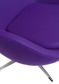 Fotel Jajo fioletowy kaszmir 4 Premium
