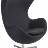 Fotel Jajo kaszmir grafitowy 26 Premium