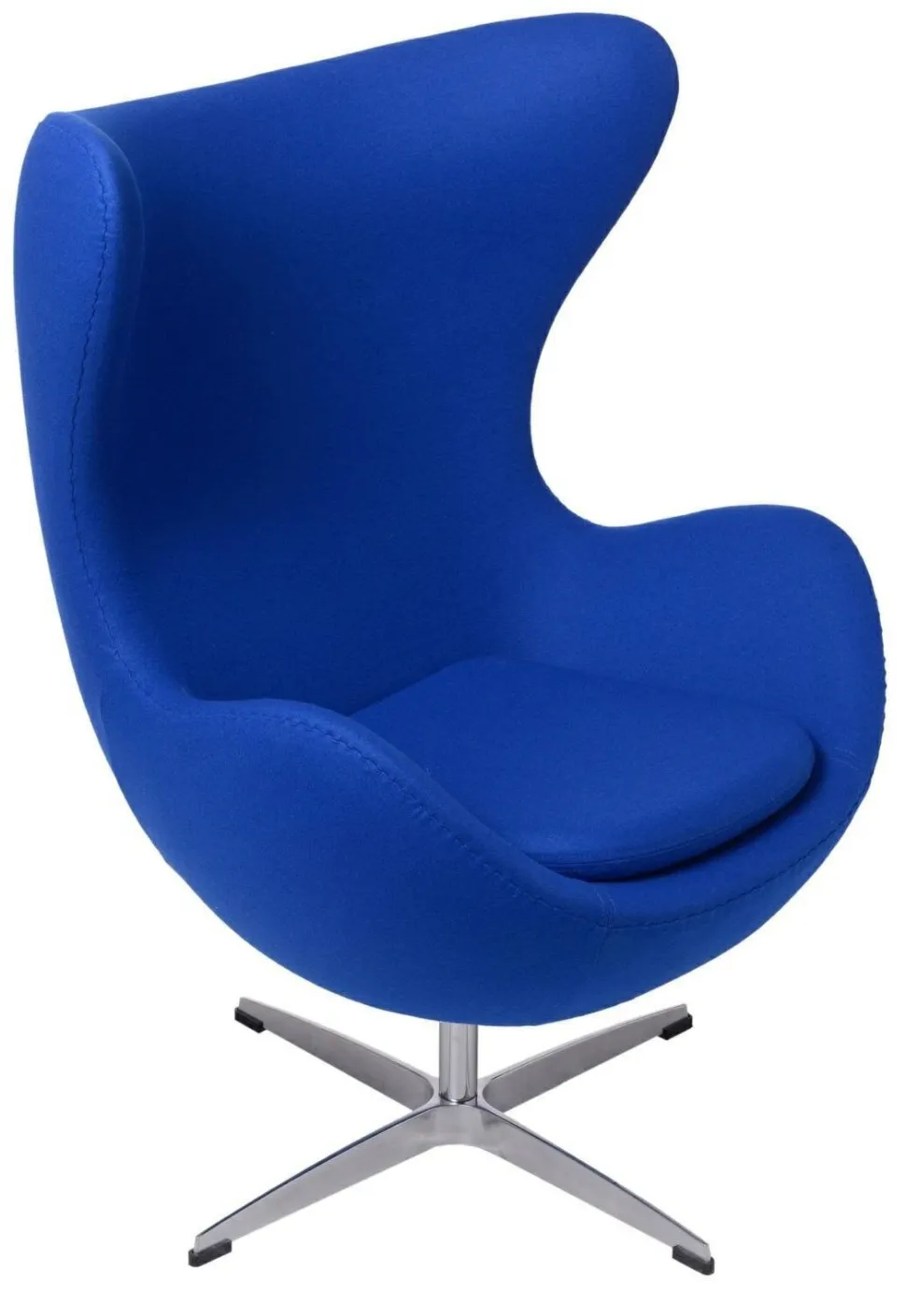 Fotel Jajo niebieski ciemny kaszmir 118