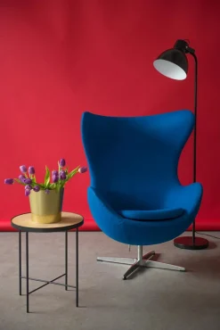 Fotel Jajo niebieski kaszmir 23 Premium