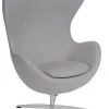 Fotel Jajo popielaty 129 Premium
