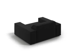 Fotel Jodie Black Structured Fabric