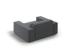 Fotel Jodie Dark Grey Structured Fabric