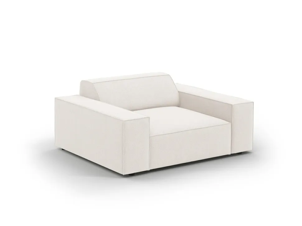 Fotel Jodie Light Beige Structured Fabric